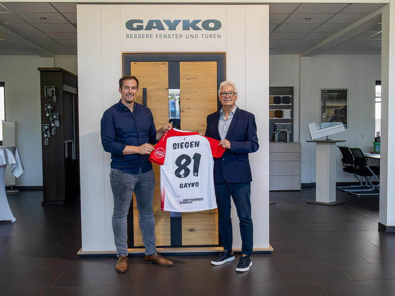 Vertragsverlängerung Sportfreunde Siegen und Gayko im GAYKO Zentrum Wilnsdorf