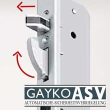 5-Punkt Automatische-Sicherheits-verriegelung im zugezogenen Zustand